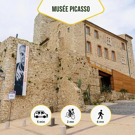 Grand Azur - Ideal Couple En Escapade Vieil - Terrasse - Climatisation - Wifi Hd - Gravette & Gare Sncf 5min A Pied - Port Vauban A Pied - Vieille 公寓