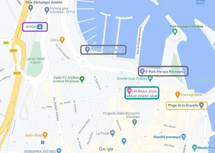 Grand Azur Avec Terrasse - Vieil Appartamento Antibes